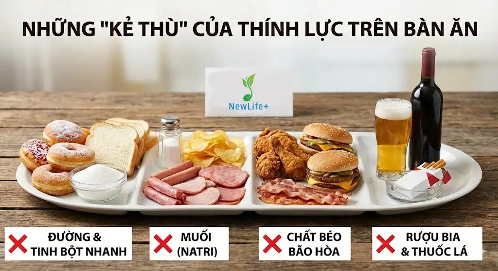 Những _kẻ thù_ của thính lực trên bàn ăn