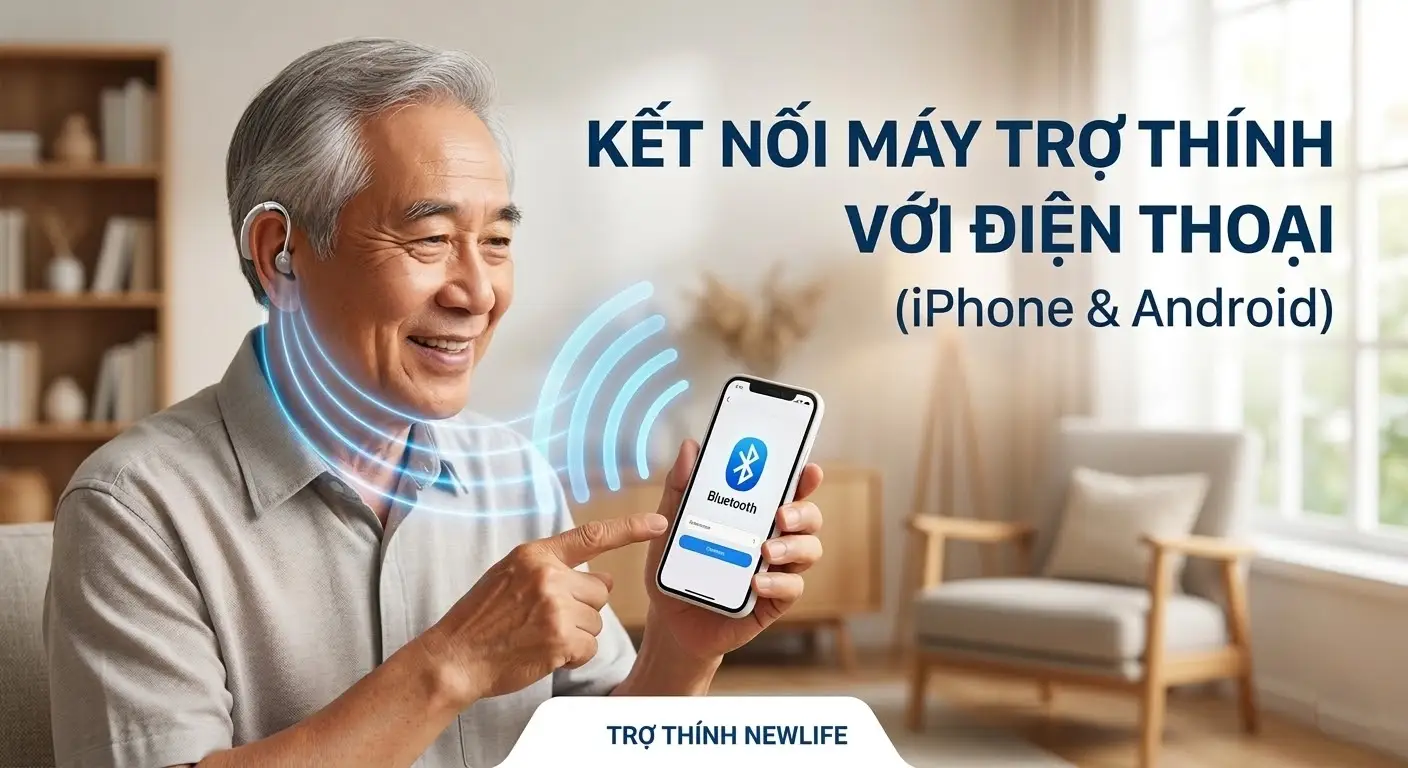 Hướng dẫn kết nối máy trợ thính với điện thoại thông minh