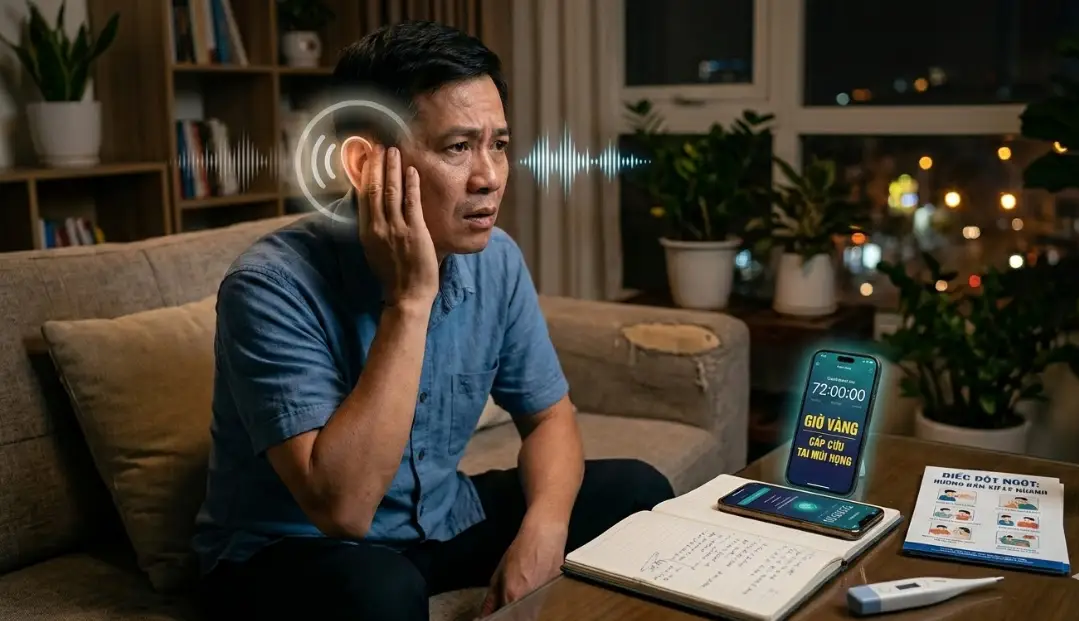 điếc đột ngột phải làm sao