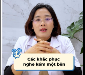 cach khac phuc nghe kem mot ben