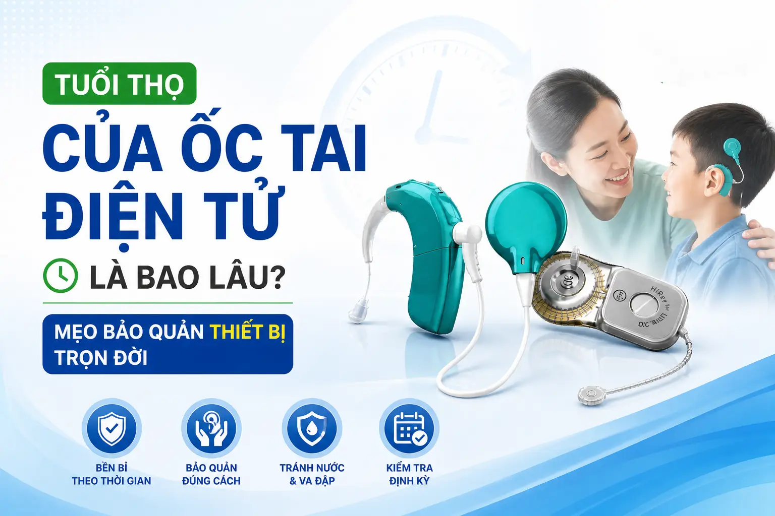 tuổi thọ ốc tai điện tử